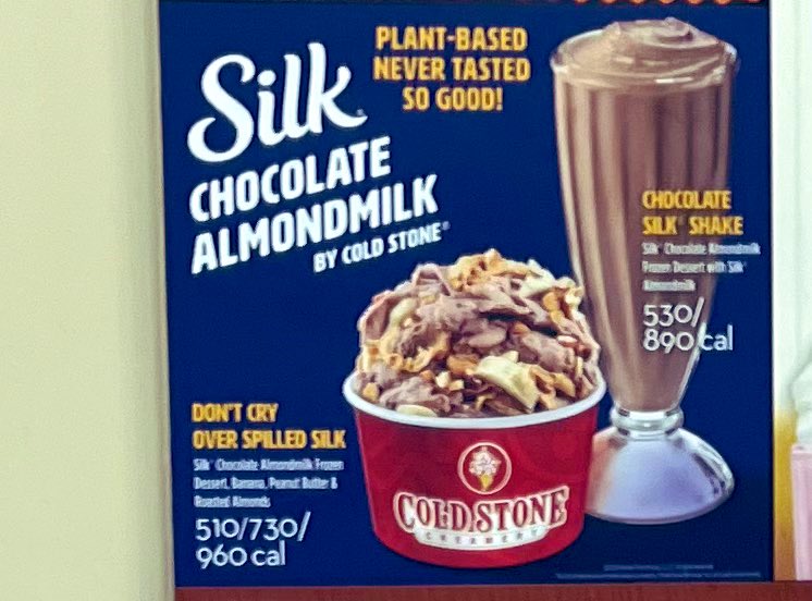 pescavegetarE's tweet photo. I love ice cream, but can’t do dairy anymore. Thank you @ColdStone for getting me excited about enjoying my favorite summer treat! https://t.co/mZP8IiDtw4