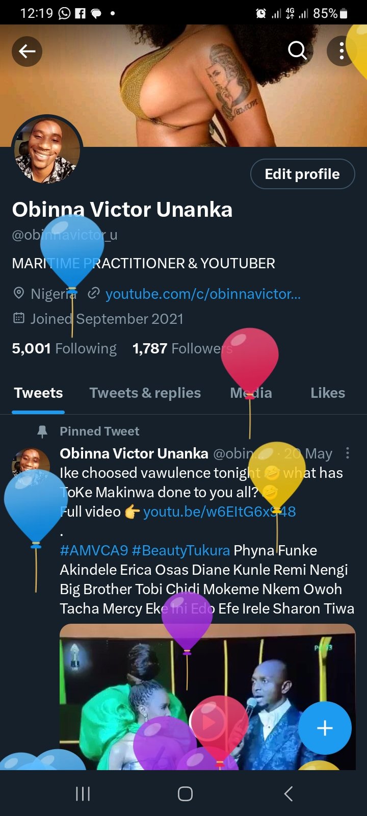 I got balloons from Elon Musk. Happy birthday to me. 
