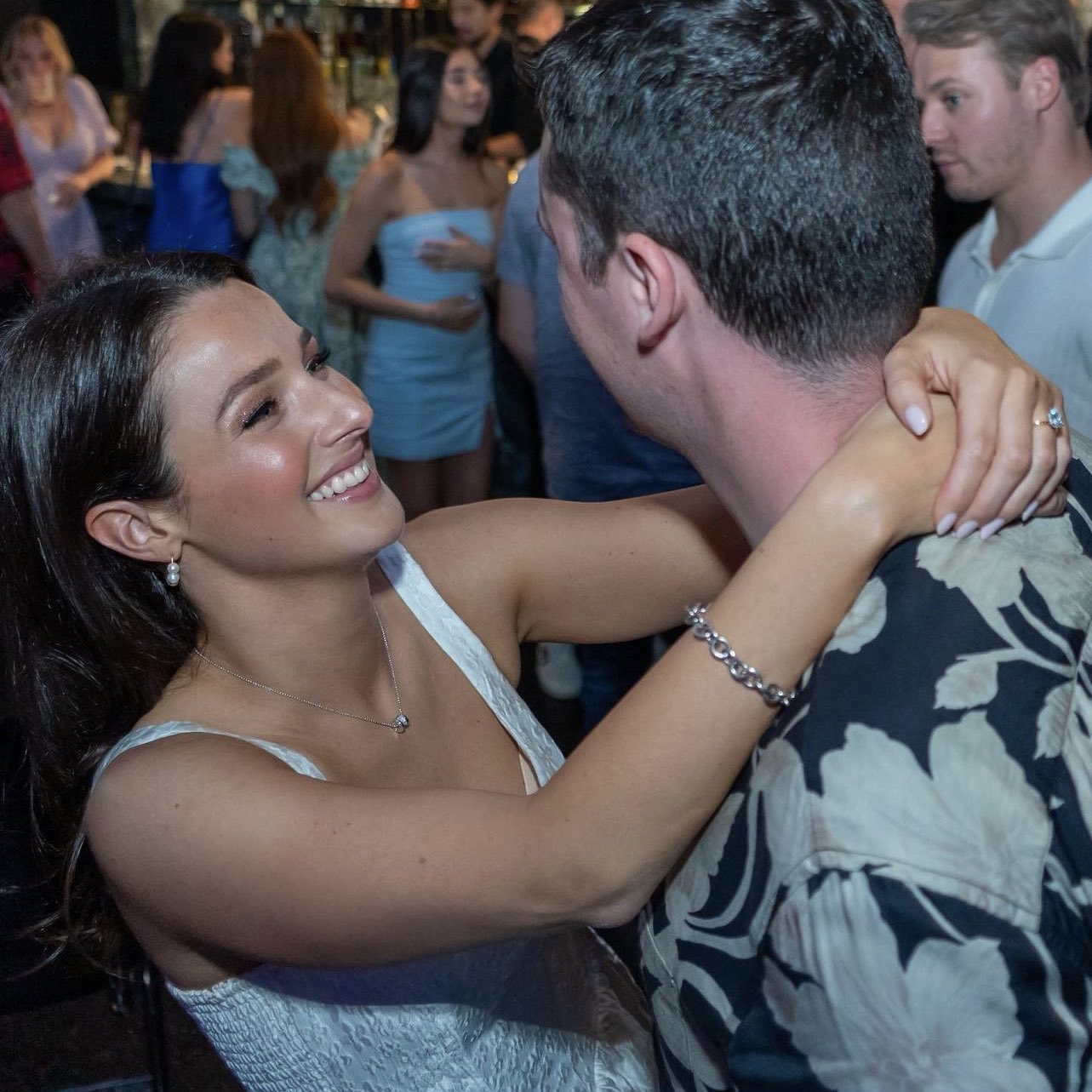 Annie Clark celebrating her engagement and birthday on the same weekend is a double win  Happy Birthday! 