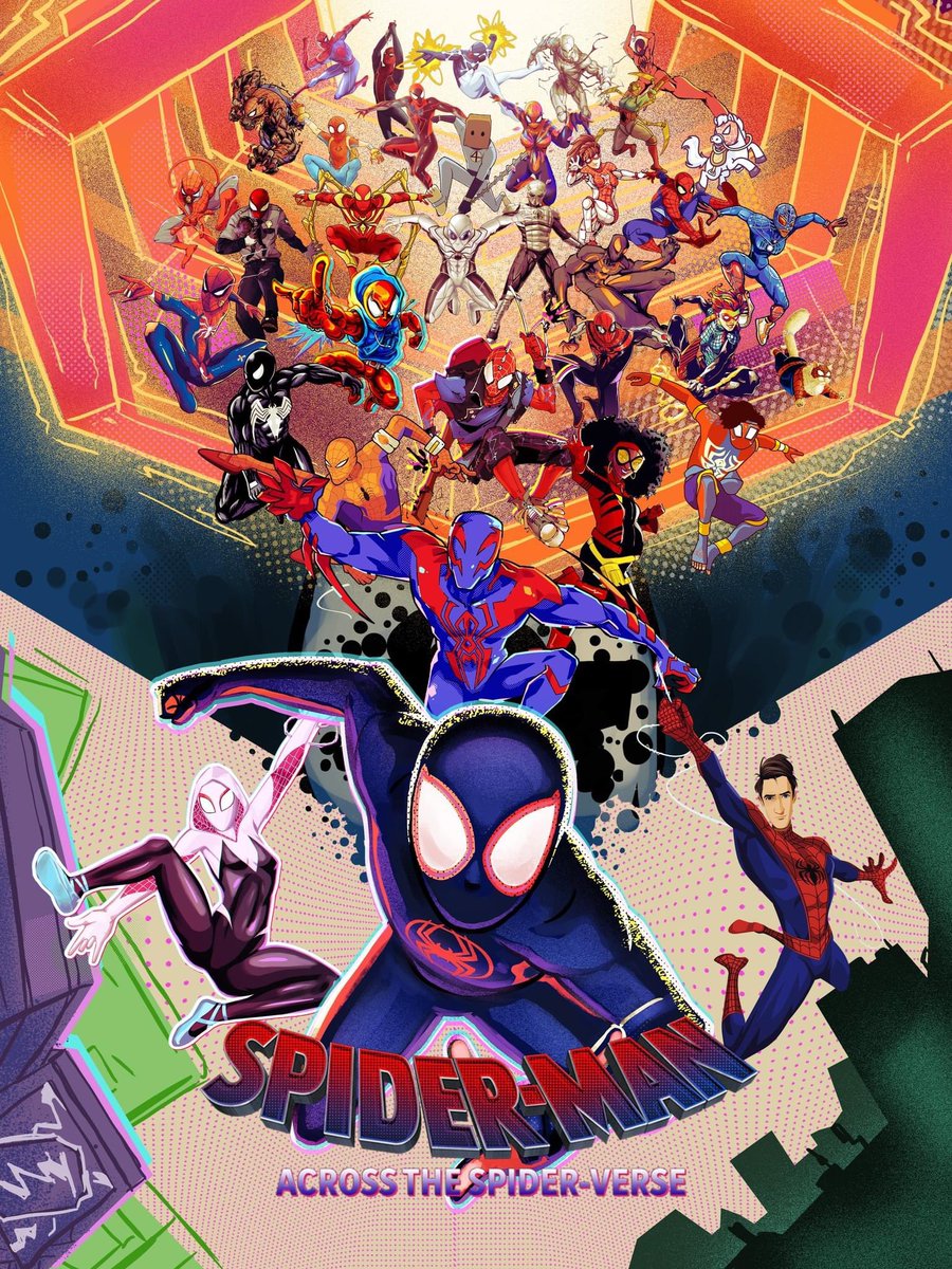 Spider-Man Across The Spider-Verse 🤟🤟
Alternative Movie Poster

In collaboration with 34 indonesian artist
#SpiderManAcrossTheSpiderVerse #spiderman #milesmorales
#movieposter #sonypicturesanimation #alternativeposter #HaileeSteinfeld #marvel #SpiderMan2099