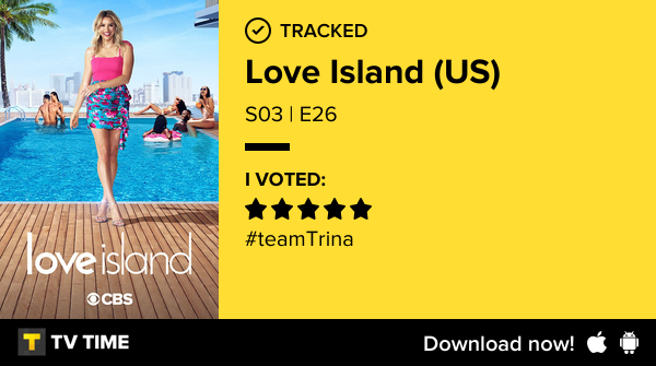 limarie90's tweet photo. I've just watched episode S03 | E26 of Love Island (US)! https://t.co/YGfe8IHxUa #tvtime https://t.co/dDZ1ahlCmc