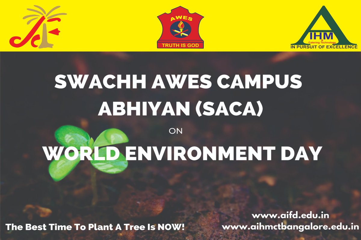 aifd_interior's tweet image. The theme for World Environment Day this year (5 June 2023) will focus on solutions to plastic pollution under the campaign #BeatPlasticPollution. AIFD &amp;amp; AIHM&amp;amp;CT both support the UN initiative by conducting a campus cleanliness drive starting 6.30 am. Join us. #nssibia #AWES