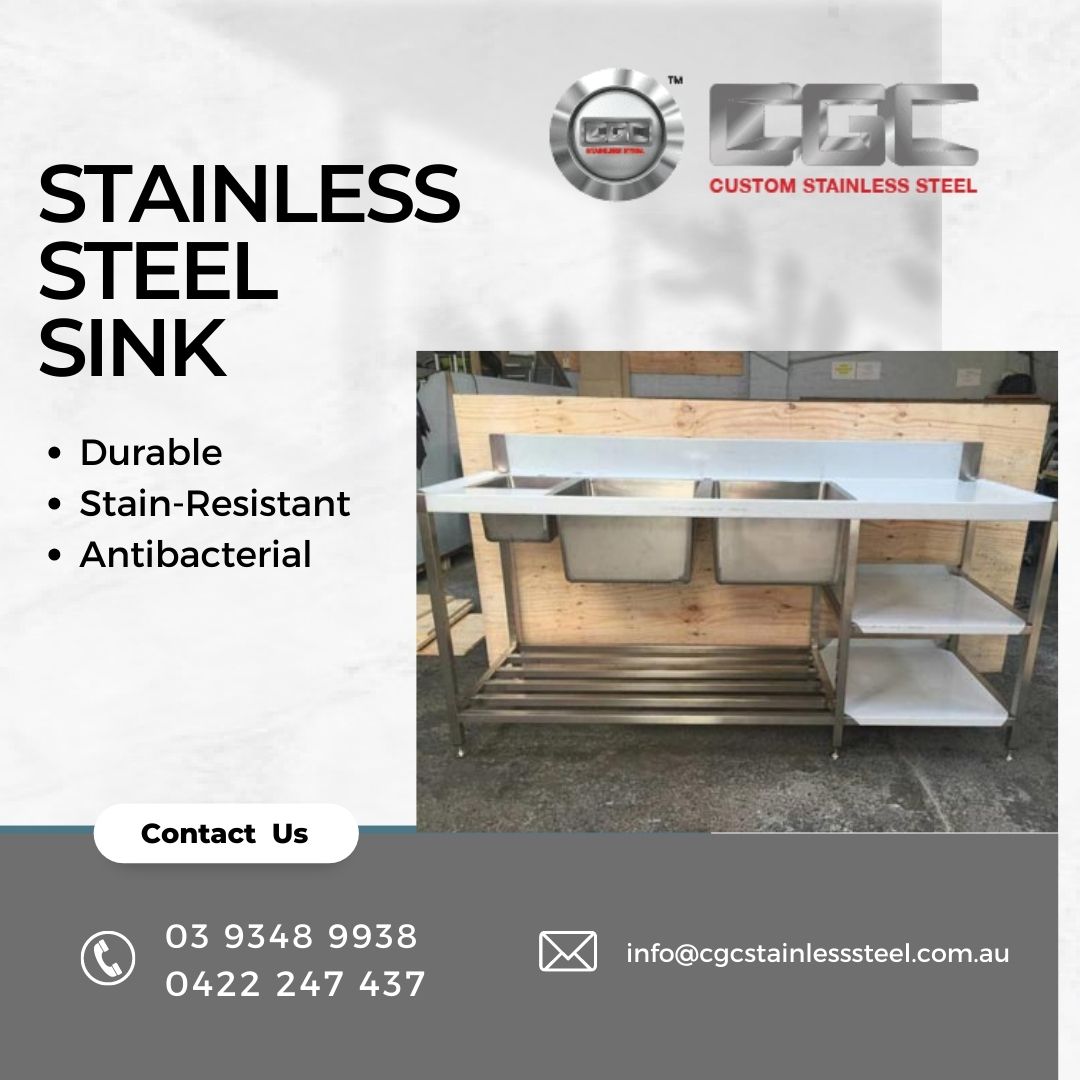 CgcStainless's tweet photo. CGC Stainless Steel Fabrication is a Melbourne-based company specialising in top-of-the-line stainless steel sink manufacturing and installation. We only use the highest quality material.
CGC Melbourne 
03 9348 9938
CGC Sydney 
02 8717 3200
#sink #kitchensink #stainlesssink #sink https://t.co/4Gm01mtKDX