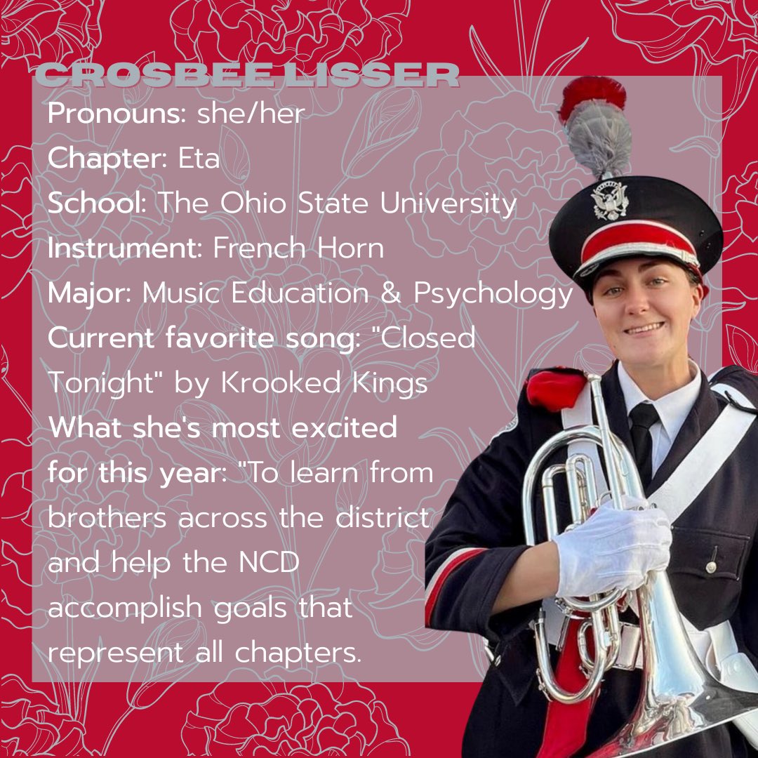 kkpsincd's tweet photo. Meet the Council:🧵

NCD President, Crosbee Lisser
ncdpres@kkpsi.org https://t.co/67iJaE66DZ