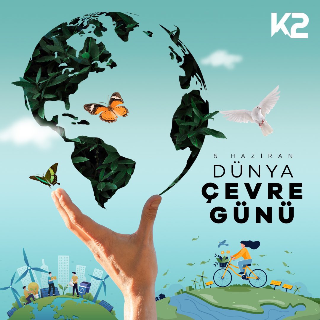 k2haber's tweet image. 🍃🌍 5 Haziran #DünyaÇevreGünü bir kutlama günü değil, ekolojik yıkım ve #ekokırım suçlarıyla mücadelenin büyütüldüğü bir süreçtir. 

✅ Herkesi farkındalığı artırmaya ve dayanışmaya davet ediyoruz ✌️ #K2TV