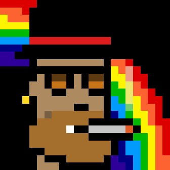 Kinder_NFT_art's tweet photo. @seedphrase @TheSandboxGame The 🌈 is the elusive 8th attribute...
#pridepunks2018 #PrideMonth https://t.co/dTvdaGfgDb