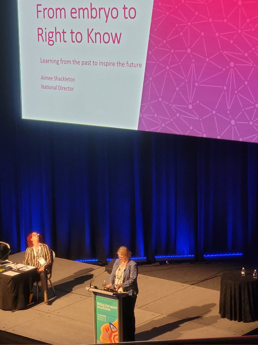 damian_h_adams's tweet photo. Aimee Shackleton, national director of @DC_Aust presenting vital information to the fertility industry at the Fertility Society of Australia and New Zealand conference on the Gold Coast. #fsanz #fsanz2023 #donorconception #fertility https://t.co/M8L3rRTISm