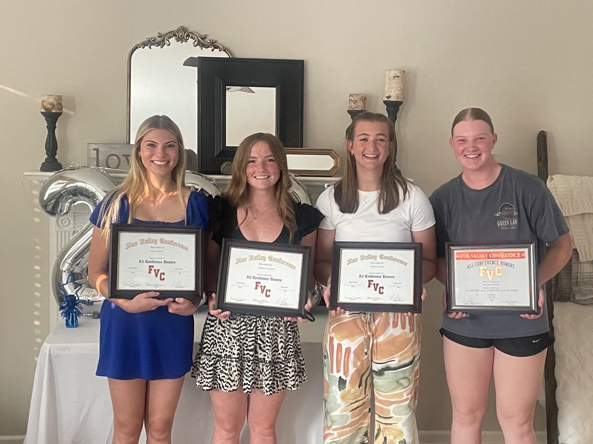 CG Fox Valley All Conference and Academic All Conference senior (Allison) Canes!    Way to kill it!  Awesome job!