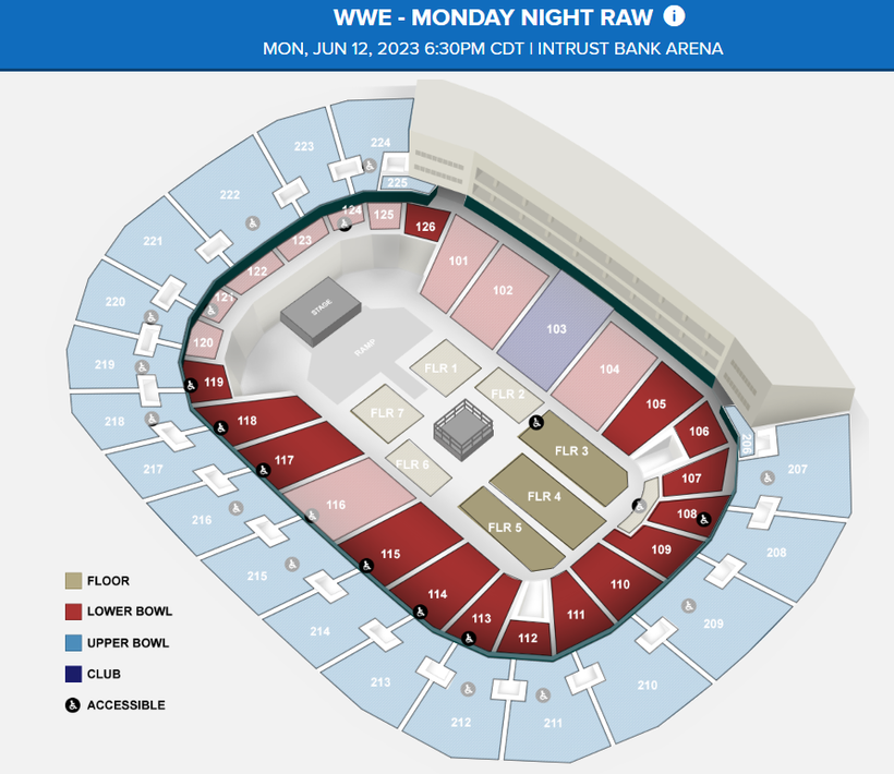 WrestleTix On Twitter WWE Raw June 12th 2023 Intrust Bank Arena wrestletix-on-twitter-wwe-raw-june-12th-2023-intrust-bank-arena