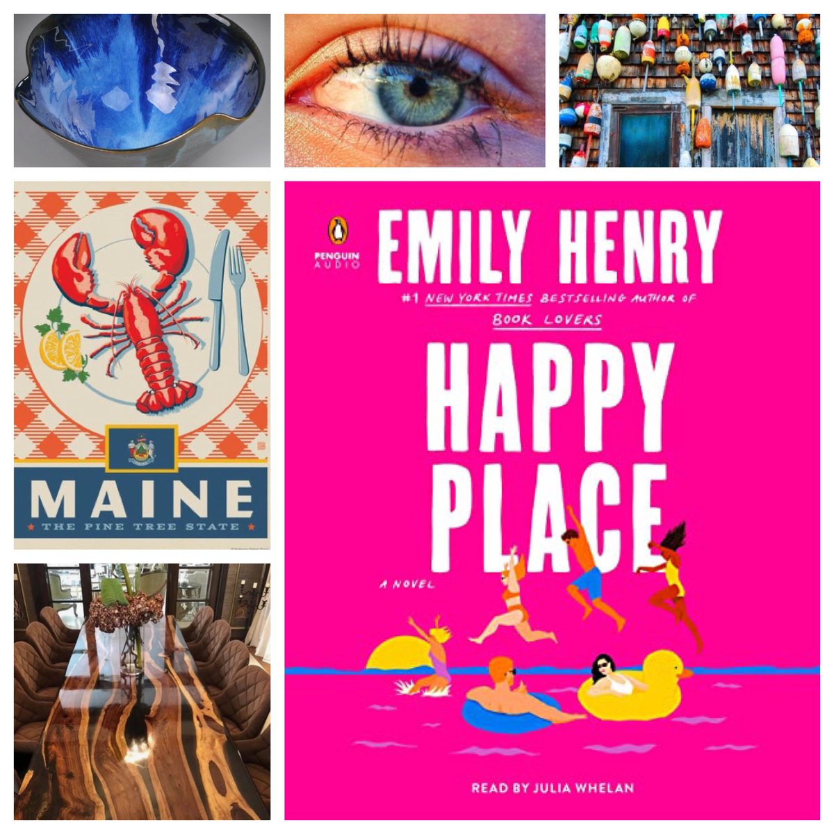 I loved  #EmilyHenry ‘s #HappyPlace ! And I love  #JuliaWhelan ‘s narration of the audiobook! This is the perfect summer beach book!🏖️👙☀️🦞