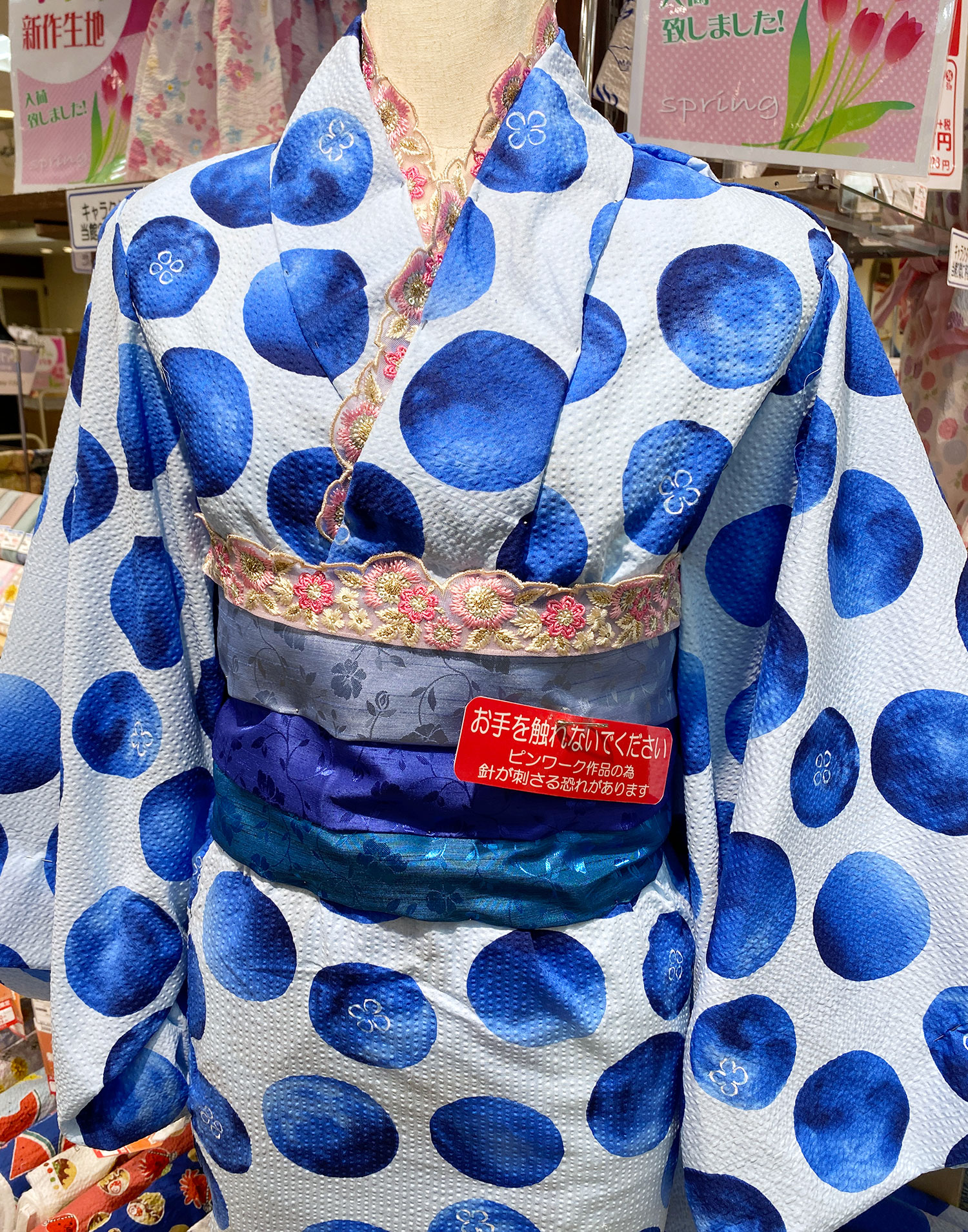 本物品質の 受注生産品】 ちゅら様リクエスト専用 ♡ リボン半襟＆リボン 着物・浴衣