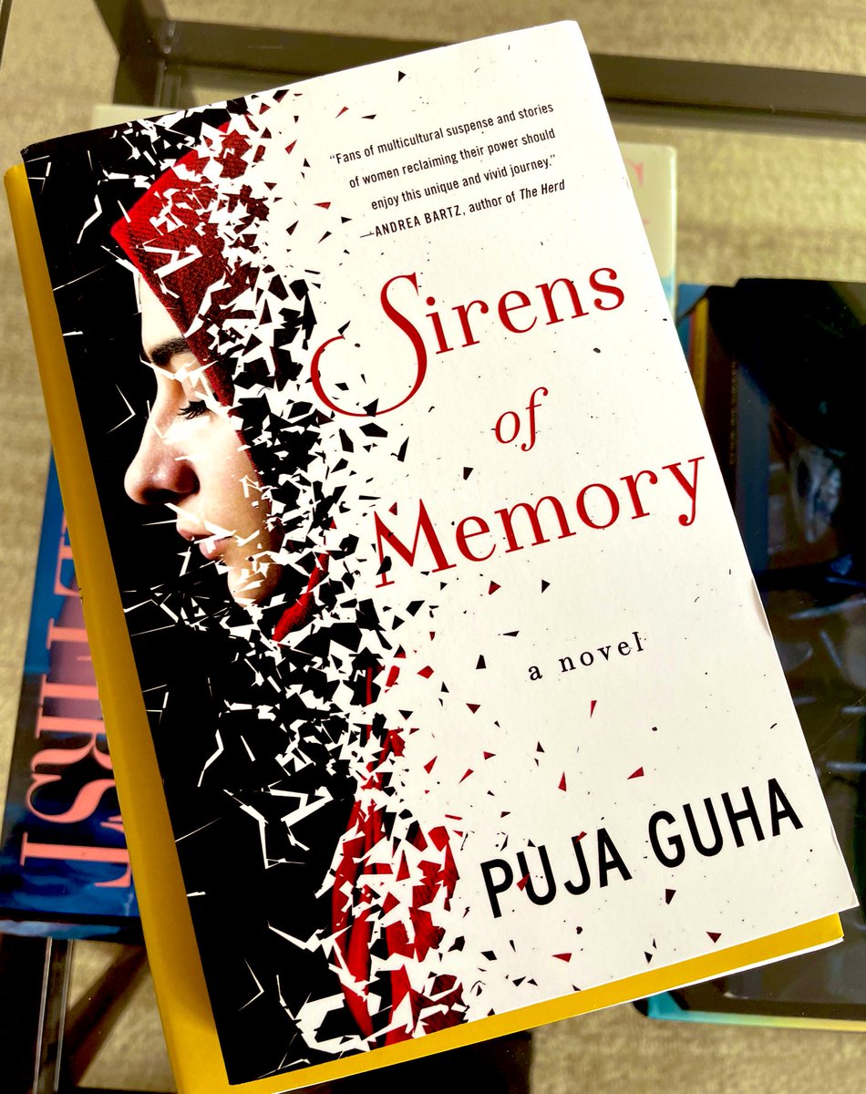 Met <a href="/GuhaPuja/">Puja Guha</a> at #Thrillerfest and she was quite wonderful so I bought her book. Eager to read! 

[adds to a very long reading list but bumps this one ahead of most]