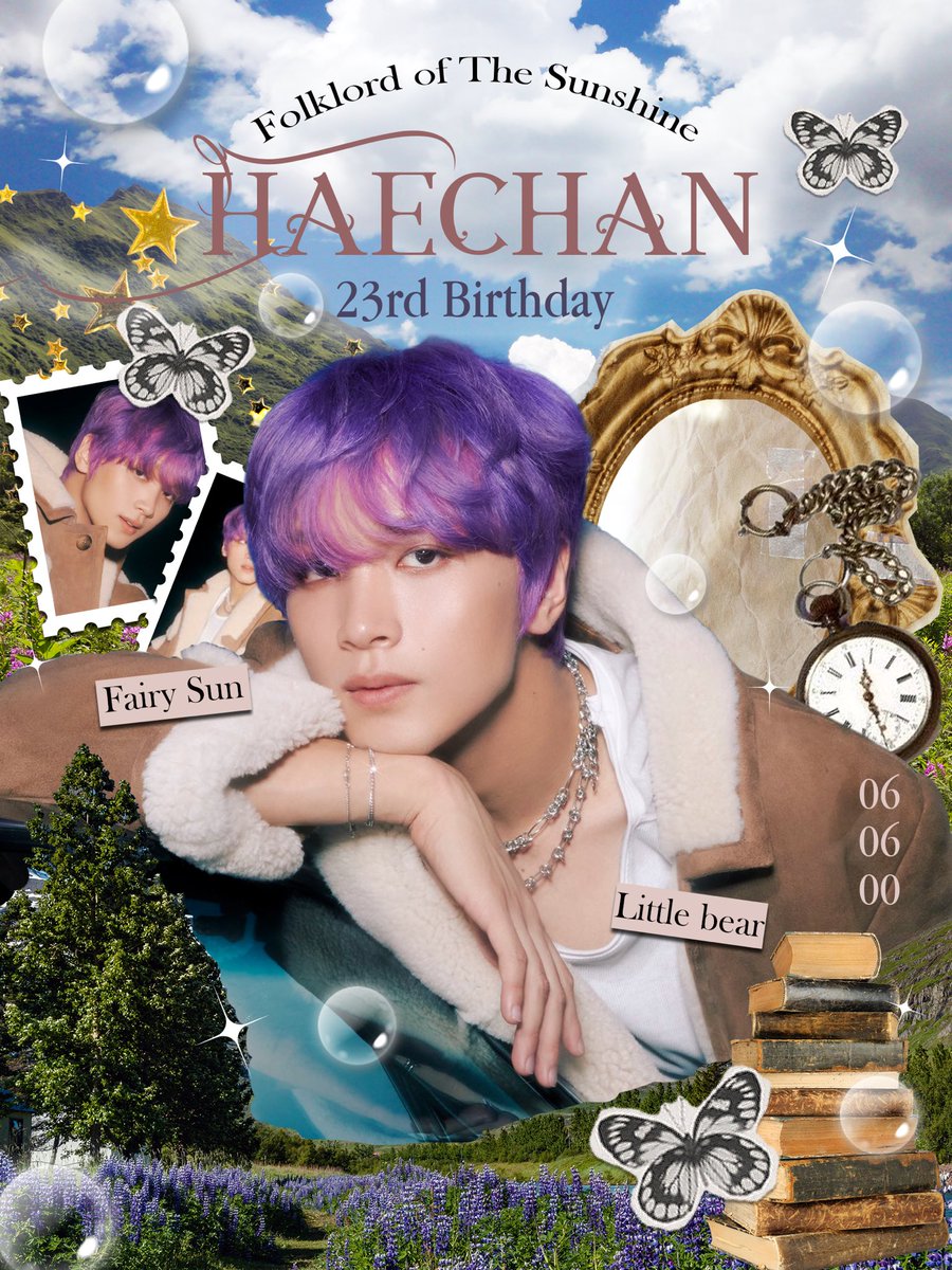 Spend time in a range by the world's Folklord of the Sunshine. Little bears are your loving spouses in this side of the sun. Ready to immerse yourself in the splendid surroundings of Fairy Sun, where enchantment and curiosity await in 𝐋𝐞𝐞 𝐇𝐚𝐞𝐜𝐡𝐚𝐧'𝐬 birthday!