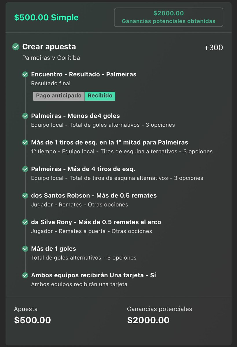 RoPickGo1's tweet photo. Y nuestro #Palmeiras nos da otro verde ✅⚽️ nos falta una jugada aún 💵💰🤑 #Brasileirão2023 https://t.co/drCriiU5yS