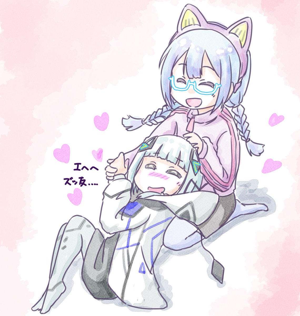 「公式の非公式キャラとの二人だけで賄えてしまった(二日間の出来事) #お前の可愛い」|OGA-SAN🔭🎸🎨観測結束絵描き垢のイラスト