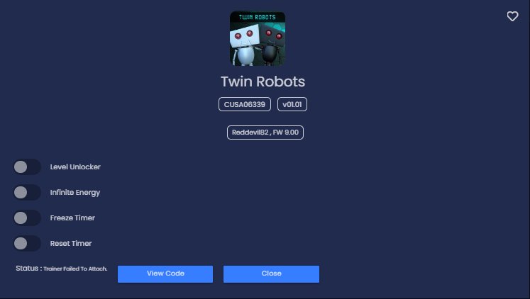 трейнер для playstation 4