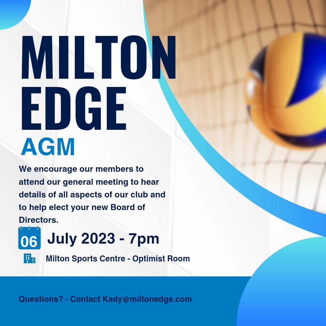 milton_edge's tweet image. Save the date! The Milton Edge Annual General Meeting is July 6, at 7pm.
More information to come!