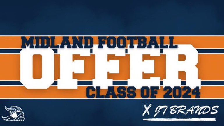 Thank You <a href="/Coach_Honnold/">Denny Honnold</a> for the offer to play football for <a href="/MidlandU_FB/">Midland Football</a>!
