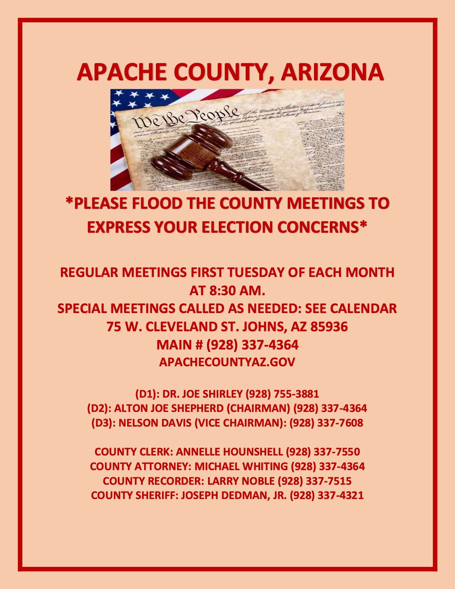 MrSausageGet's tweet photo. @DC_Draino #Arizona #ArizonaRevote #KariLakeWon #ElectionFraud #SaveArizona #wakeupstandupspeakup #ApacheCounty #CallToAction https://t.co/tR86mZKQw1