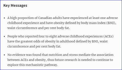 A longitudinal study evaluating adverse childhood experiences and obesity in adulthood using the Canadian Longitudinal Study on Aging (CLSA) doi.org/10.1093/ije/dy…