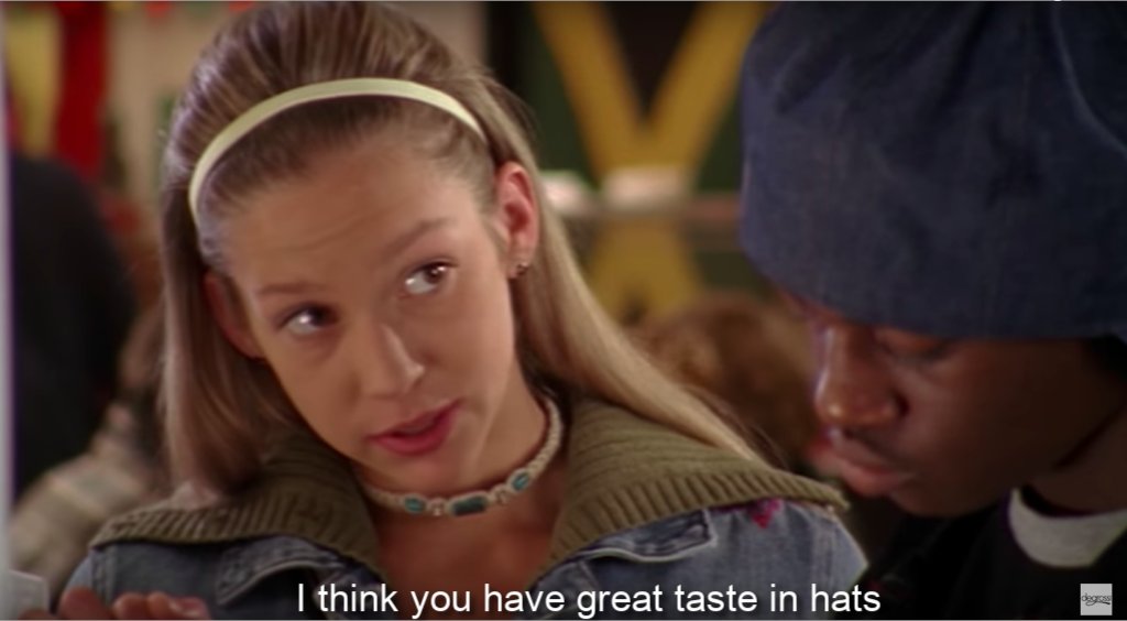 ThreadsDegrassi's tweet photo. Emma told Chris he had great taste in hats 20 years ago today. https://t.co/LGxjxMe8xu