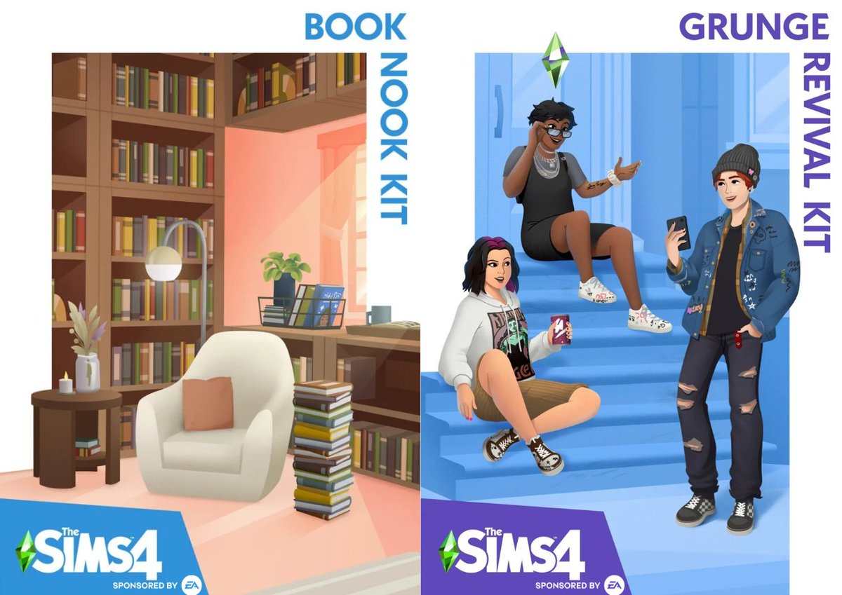 ItsMarigold_'s tweet photo. 🚨GIVEAWAY TIME!!🚨
Thanks to #EACreatorNetwork, I'm giving away a code for The Sims 4 #BookNookKit &amp; #GrungeRevivalKit! 👀

To Enter: 
🟢Like &amp; RT this tweet (QTs don't count)
🟢Tell us which kit you would like and why?

ENDS: Mon, 12th June @ 8pm UK/ 3pm EST✨
#EAPartner #Ad https://t.co/yhyHzRTXg1