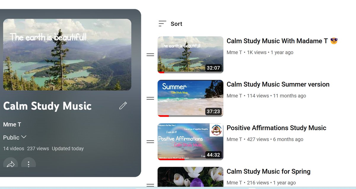 Check out these amazing videos in English! List here: youtube.com/playlist?list=… 
 They will set a peaceful tone in your classroom, with beautiful visuals and great vocab! #canadianteachers #teaching #education #juneteaching #iteach #CalmDown