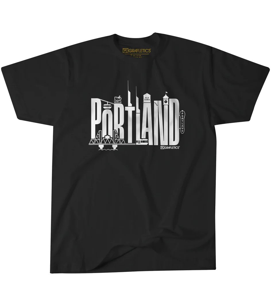 Portland's skyline is always looking its best from Council Crest, but now it looks best on you.

Skyline Tee is available on the website and in-store:
grafletics.com/products/pdx-s…