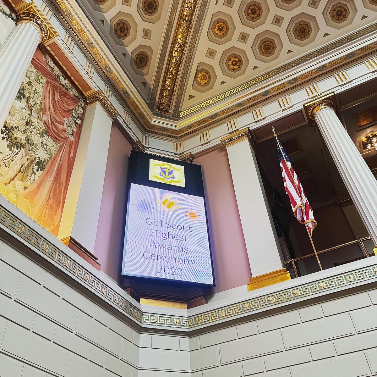 Thank you to <a href="/GirlScoutsofSNE/">Girl Scouts of SNE</a> for letting me be a part of the highest awards ceremony today! I carry lessons learned during my time as a Girl Scout with me every day and I’m so hopeful to see what these future leaders do next!