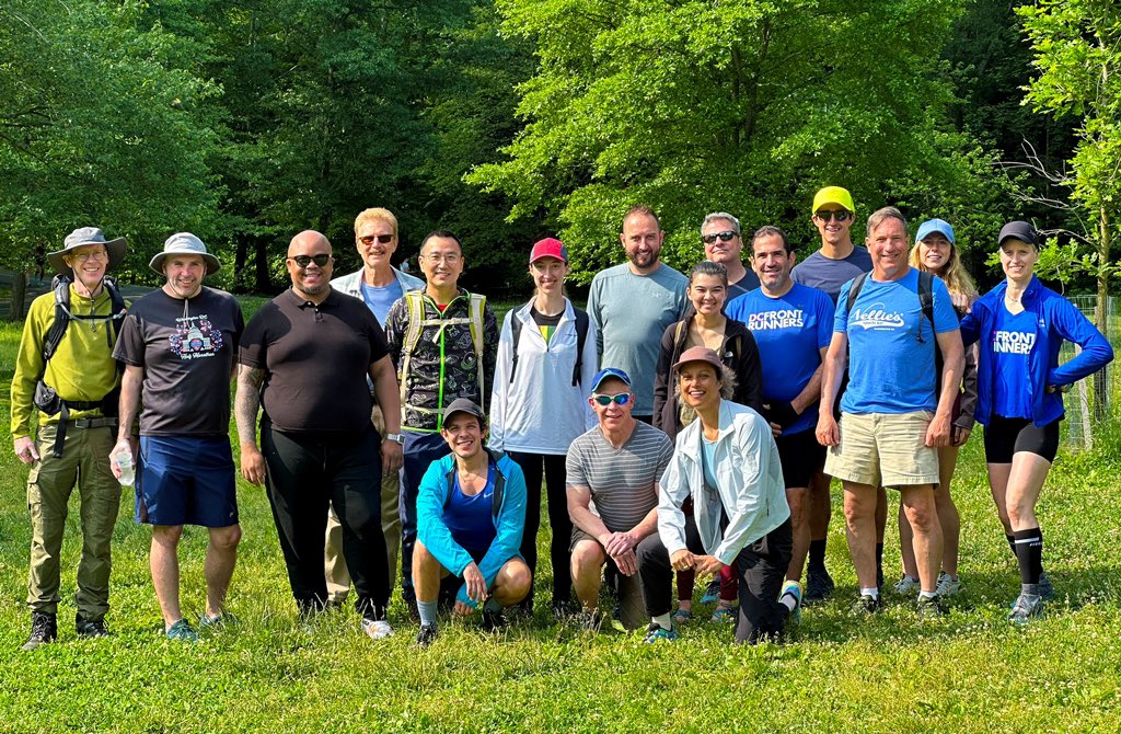 Thank you <a href="/Arcteryx/">Arc'teryx</a> for organizing our #Pride Hike today, and for your support of our DC Front Runners Pride Run 5K (happening this Friday)!