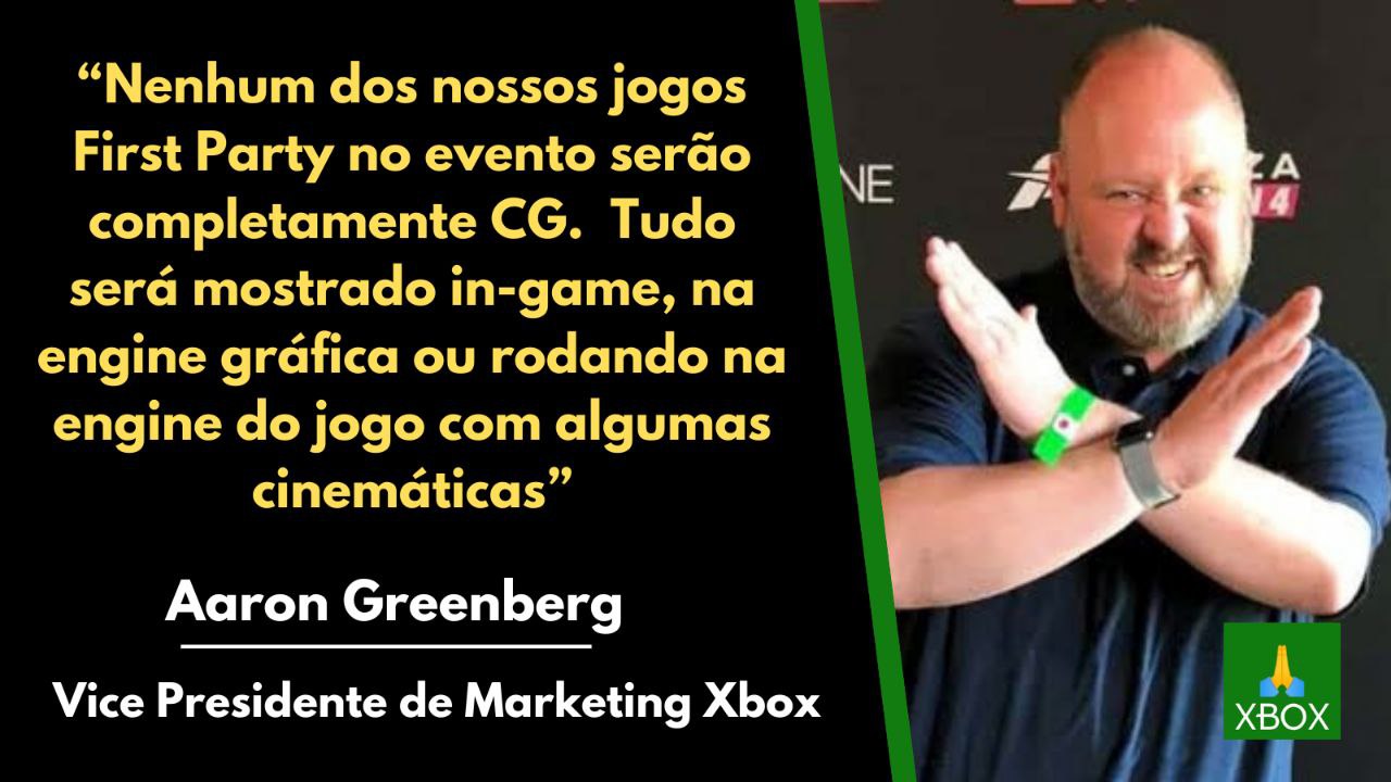 Chefe de marketing do Xbox diz que tem muito mais jogos first