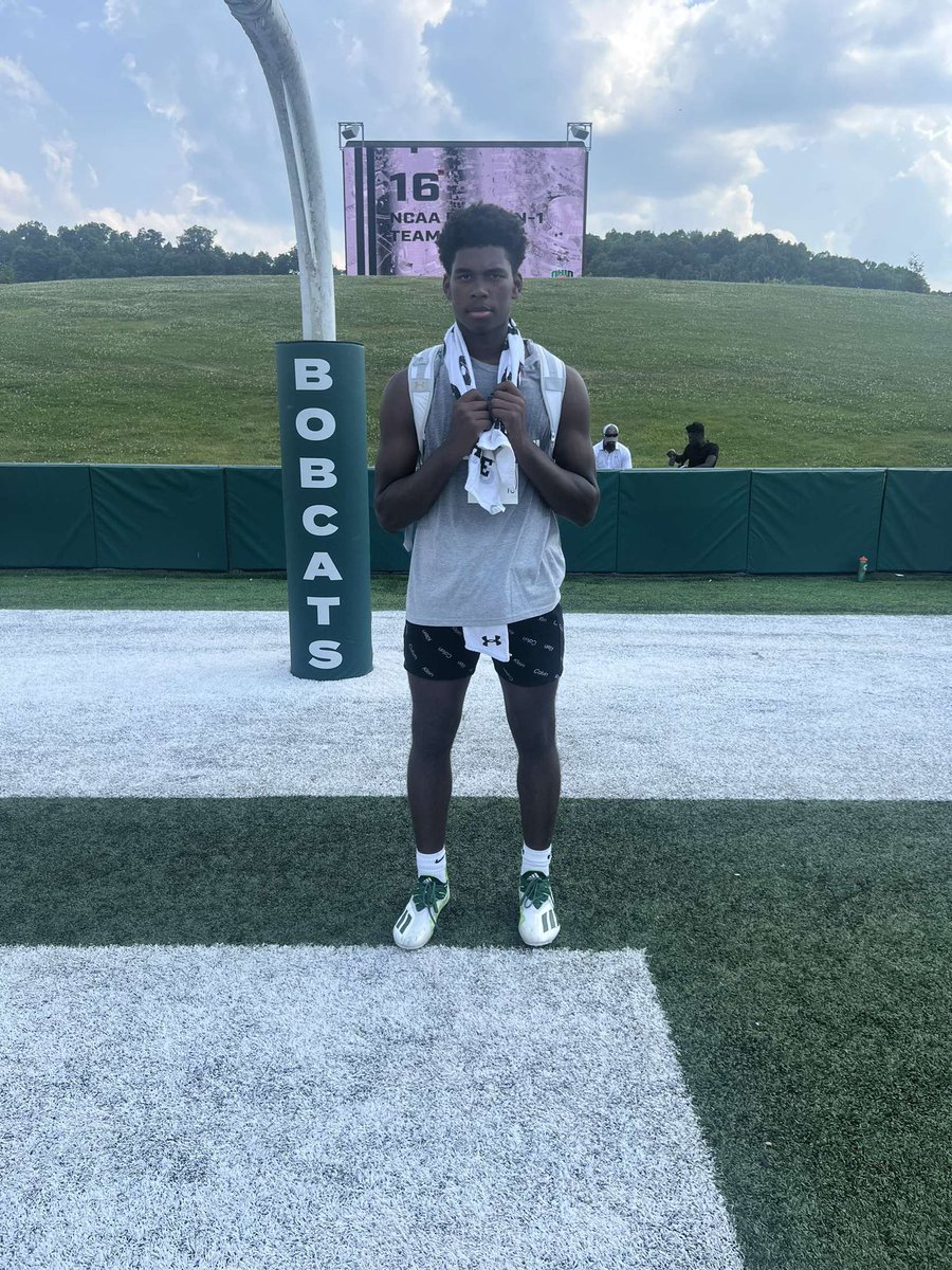 Thanks OU staff for having at camp today it was great experience competing and getting better…looking forward to the fall @CoachBrianMetz @OhioFootball @CoachAlbin