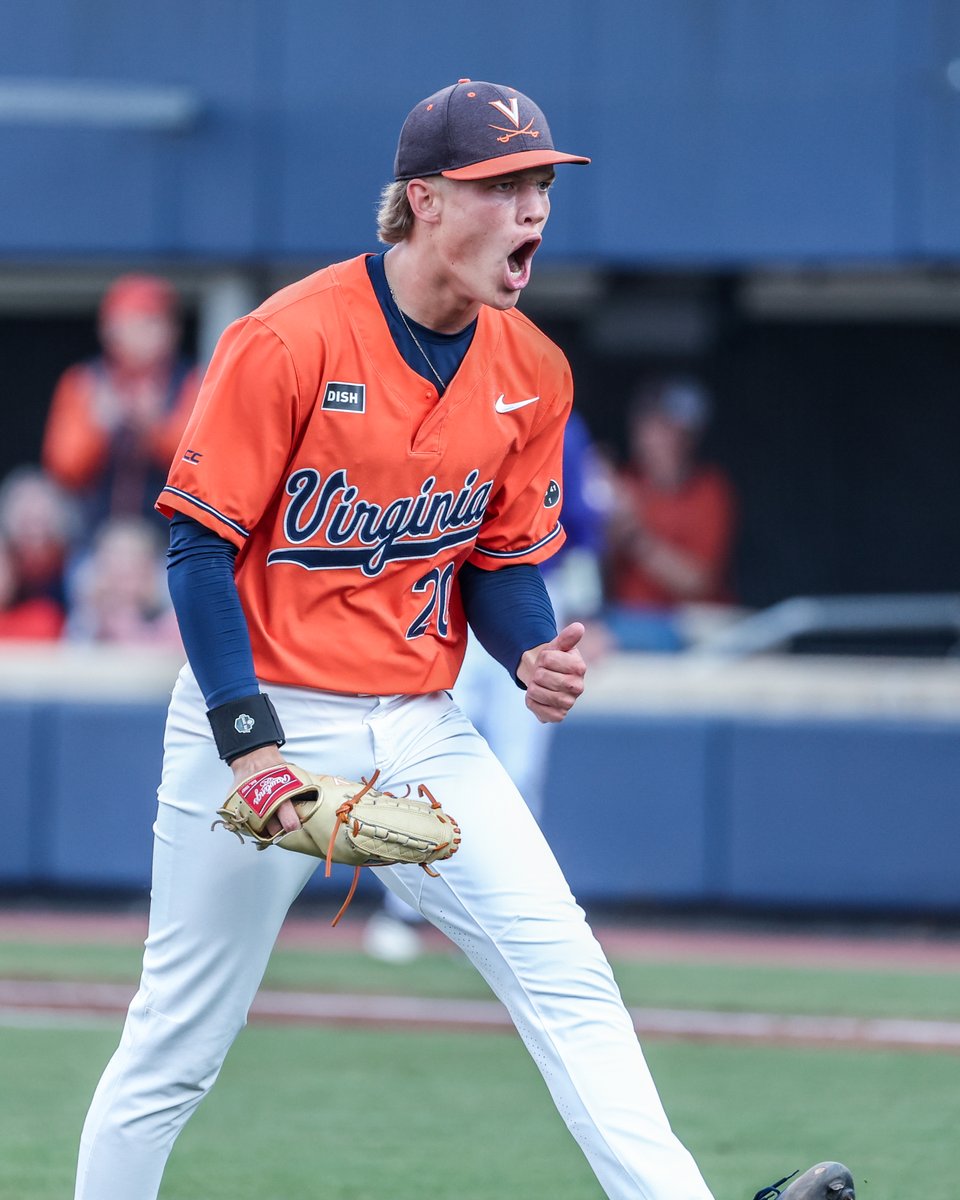UVABaseball's tweet photo. 👏 Take a bow Connelly Early! He finishes the day with 🔟 strikeouts!

#GoHoos https://t.co/m7B6Gsxe61