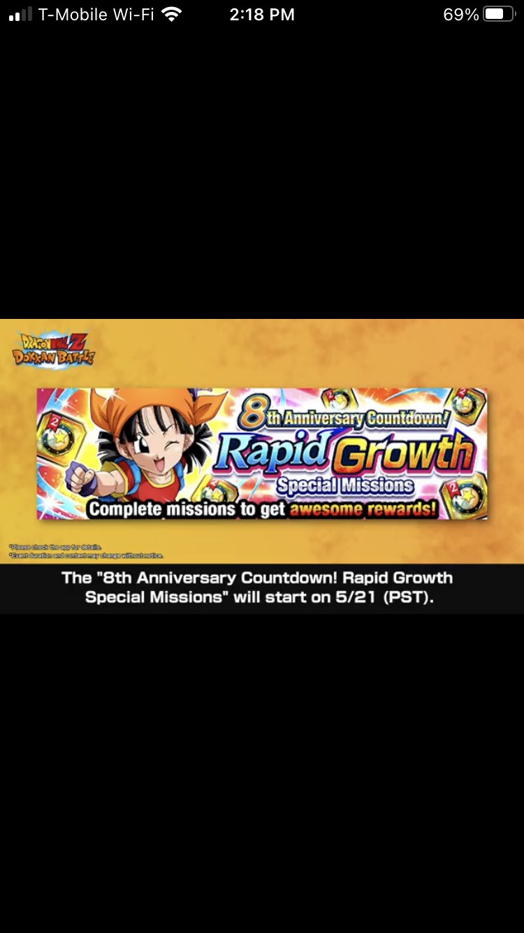 8th Anniversary Countdown! Rapid Growth Special Missions! Complete missions  to get Growth Badge 2, which can be exchanged for rewards at…