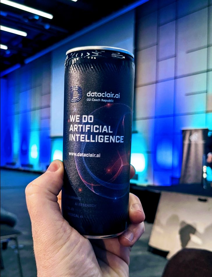Big props to the #MLPrague conference, where #Microsoft thought they were the java juggernauts sponsoring artisan espressos. Cool beans! But me? I'm more 'no coffee, no cry'. But dataclair.ai came to the rescue with free energy drinks. Thanks a million!