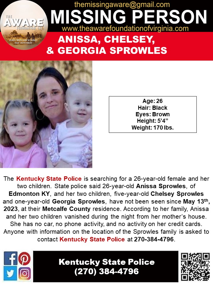 The AWARE Foundation on Twitter &quot;****MISSING**** EDMONTON, KY The