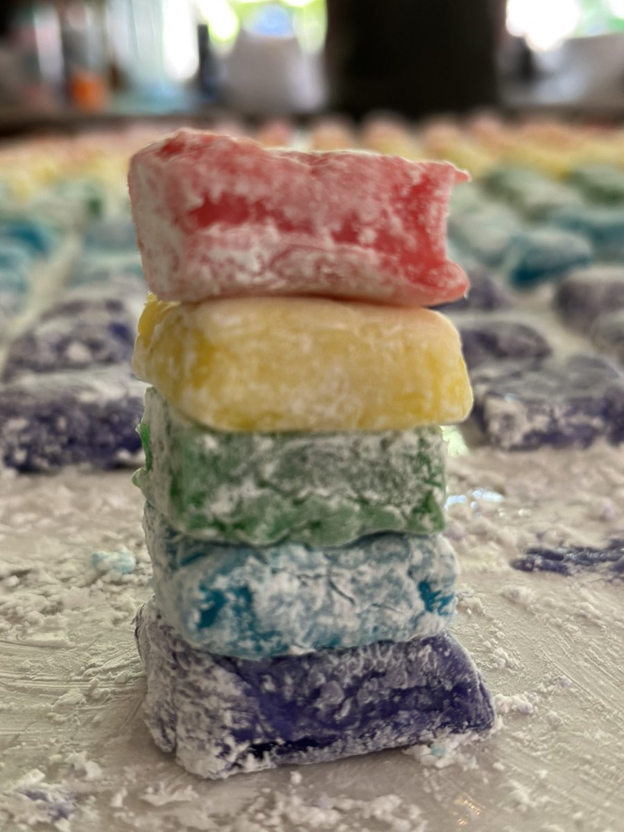drjhuang's tweet photo. Rainbow Mochi for our kids’ school Diversity Bake Sale! Proceeds towards inclusive and diverse books! #HappyPrideMonth2023 #queermade #AAPI https://t.co/E47dqz3Obb