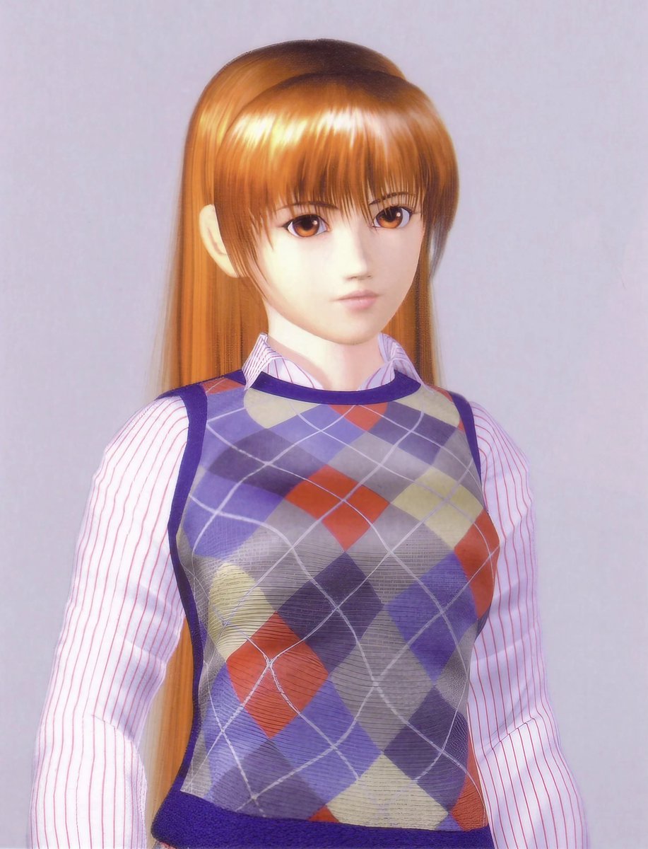 kasumi auditioning to be DOA‘s poster girl circa. 1996
