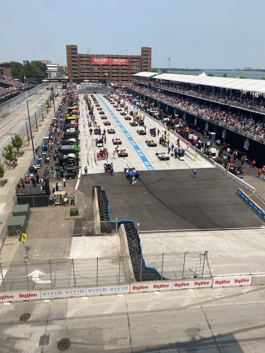Awesome day at the Detroit Grand Prix! 🏁