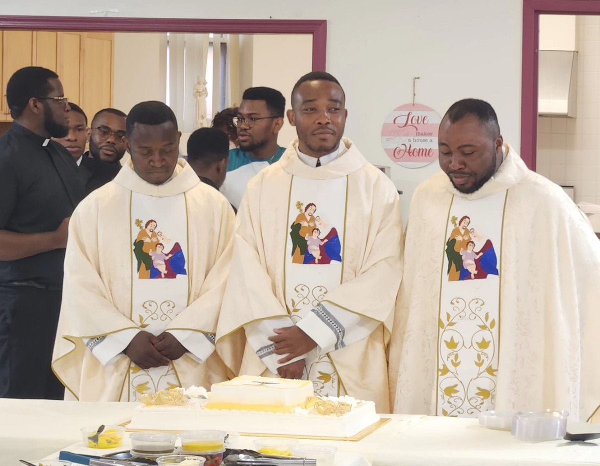 incarnationdc's tweet photo. #ICYMI We have 3 new  @TheJosephites priests! 
God bless you and your ministry  Rev. George Agwu Liwhuliwhe, SSJ, Rev. Wisdom Ini-Obong Umanah, SSJ and Rev. Ugochukwu Henry Ihuoma, SSJ !!!🙏🏾🙏🏾🙏🏾 #prayforvocations #🙏🏾 #prayforpriests https://t.co/FRrRqejbqJ