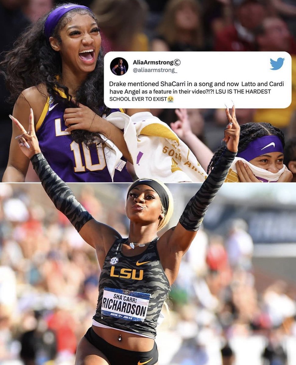 “LSU is the hardest school to ever exist” 

<a href="/aliaarmstrong_/">Alia Armstrong©️</a> 🔥