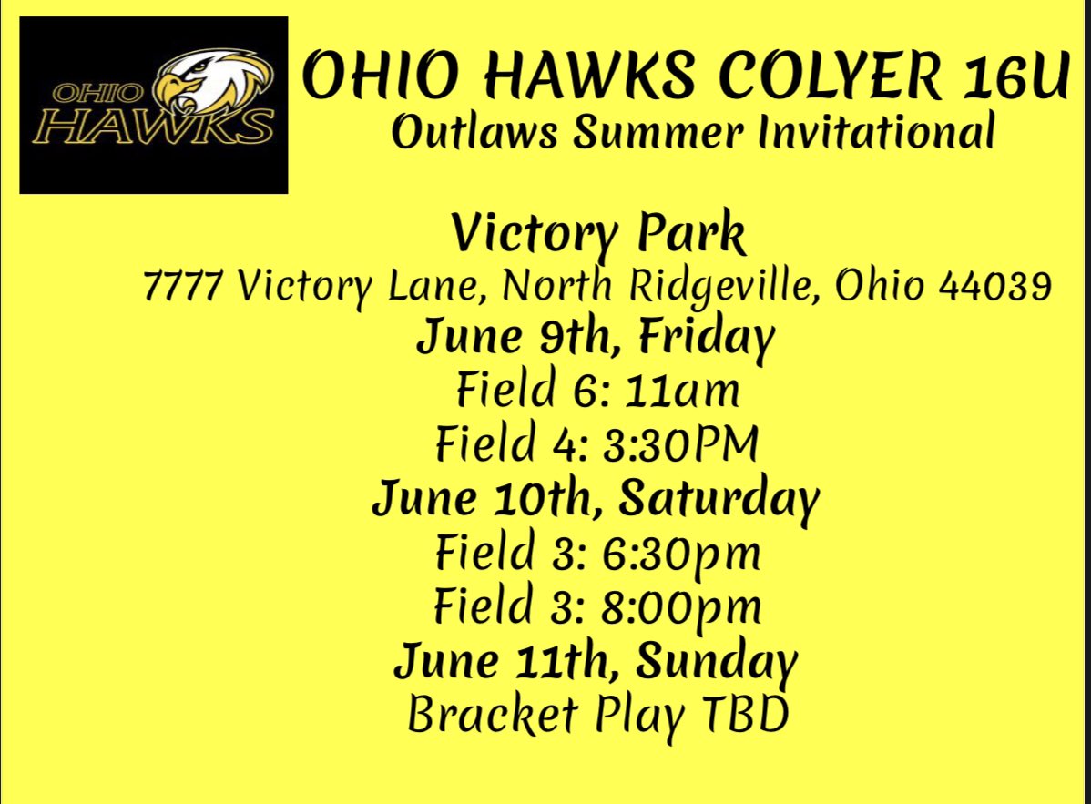 So excited to for this weekend. We had a great practice today💪🏼 <a href="/HawksColyer16u/">Ohio Hawks</a> <a href="/OhioHawks/">Ohio Hawks</a>