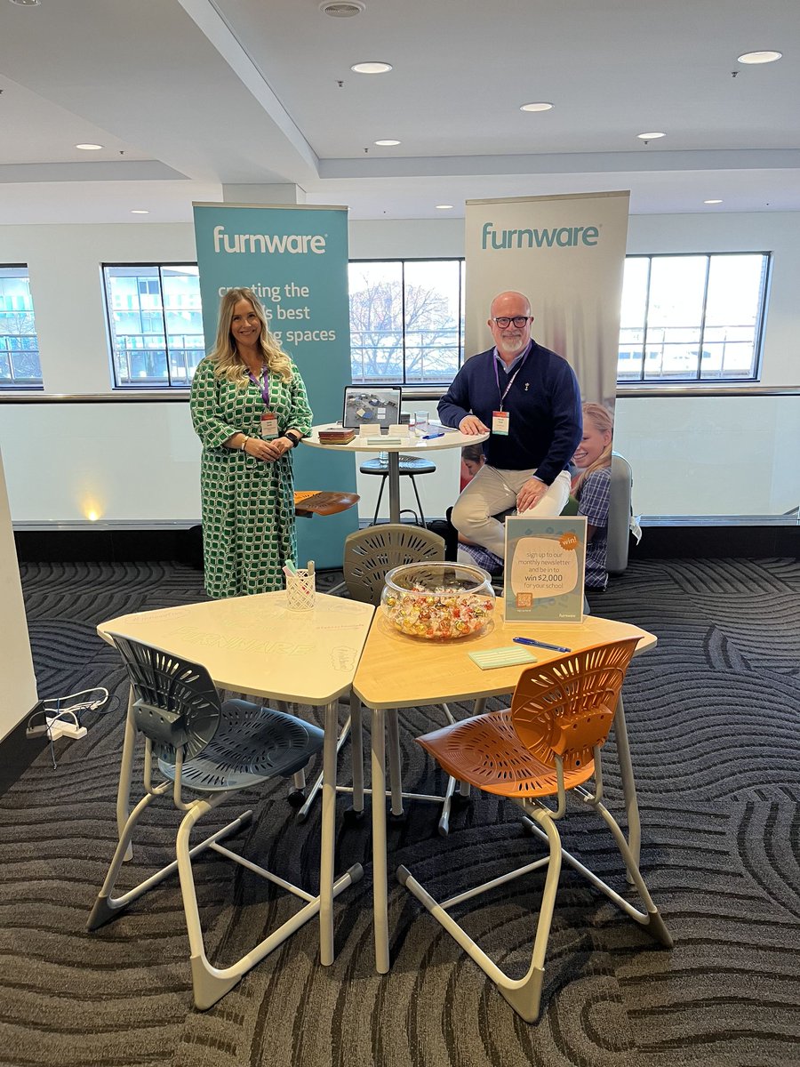 Another eventful day at the Asia Pacific Summit on Girls' Education.
Visit the <a href="/Furnware/">Furnware</a> stand to discover how we can create inspiring spaces that support the best learning outcomes. Don't forget to scan the QR code to enter our prize draw – you could WIN $2,000 for your school!