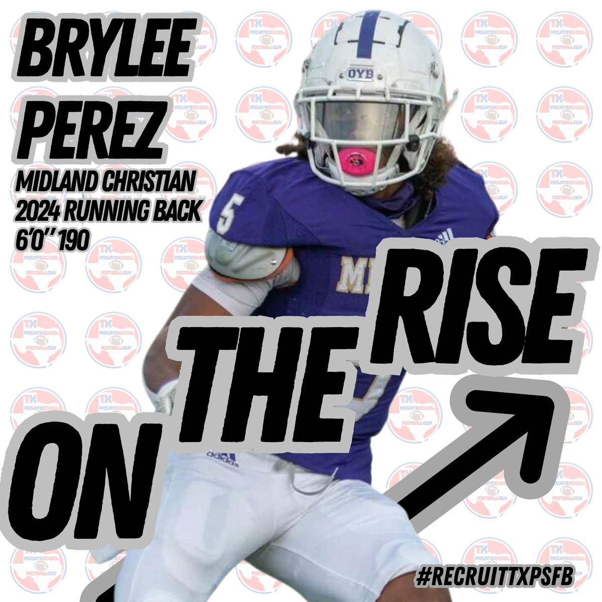 Texas Private School Football (@txprivatefbguy) on Twitter photo 🚨On The Rise🚨
Brylee Perez - <a href="/BryleePerez4/">Brylee Perez</a>
2024 RB - <a href="/MCSMustangFB/">Midland Christian Football</a>
6’0” 190
The Mustangs have added a new dynamic running back to the stable which will surely help them contend in a very tough district! Welcome to TXPSFB!
hudl.com/video/3/160223… 🚨On The Rise🚨
Brylee Perez - <a href="/BryleePerez4/">Brylee Perez</a>
2024 RB - <a href="/MCSMustangFB/">Midland Christian Football</a>
6’0” 190
The Mustangs have added a new dynamic running back to the stable which will surely help them contend in a very tough district! Welcome to TXPSFB!
hudl.com/video/3/160223…