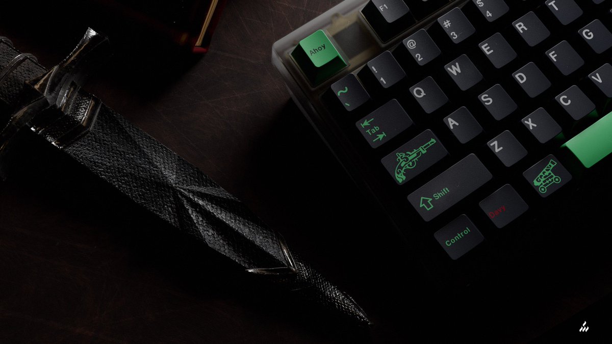 KBDfans's tweet photo. [Group Buy] GMK DAVY JONES' LOCKER

Link: https://t.co/uiMPefBcoV

Group Buy Date: June 1st to July 3rd 2023

Estimated Shipping Date: 32 Weeks after payment

Designed by @SxM_Designs https://t.co/u28UJKoNyN