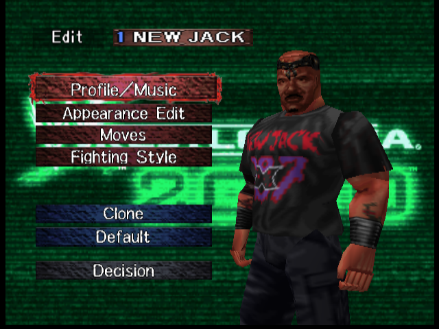 AKIStation64's tweet photo. Jerry Lynn, Steve Corino, Balls, & New Jack textures made from scratch
#WM2K #AKI #VPW2 #NoMercy #ECW #N64 https://t.co/RoS2jRXman