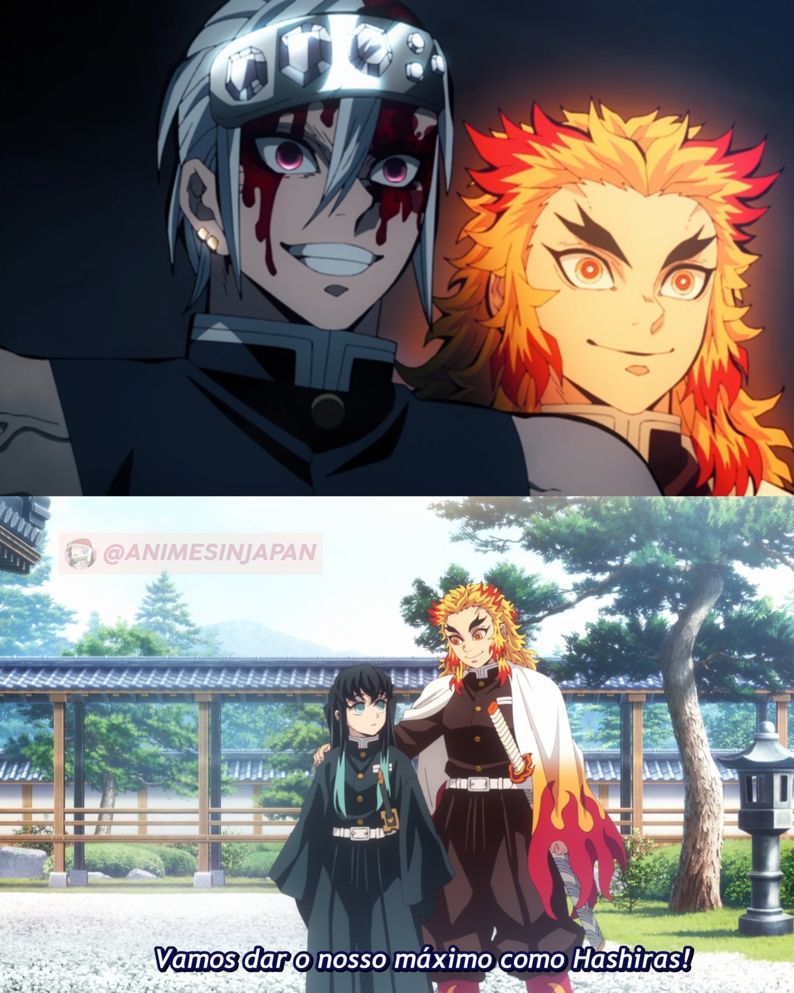 Animes In Japan 🎄 on X: RECEBA! 🤣 Anime: Demon Slayer: Kimetsu no Yaiba:  Katanakaji no sato-hen. #PrimaveraNaAIJ 🌸 #鬼滅の刃  /  X