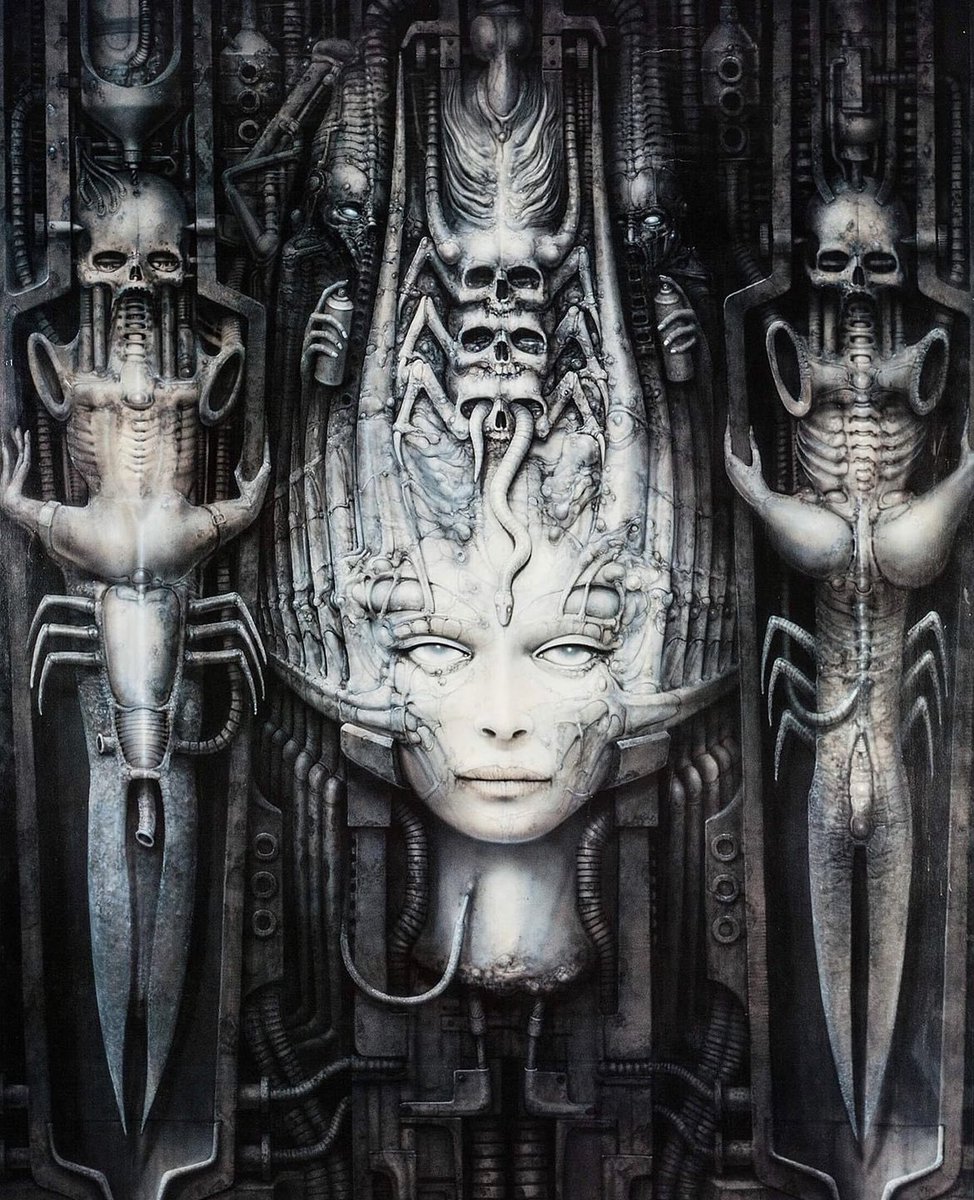 Illustrations by Swiss artist H.R. Giger