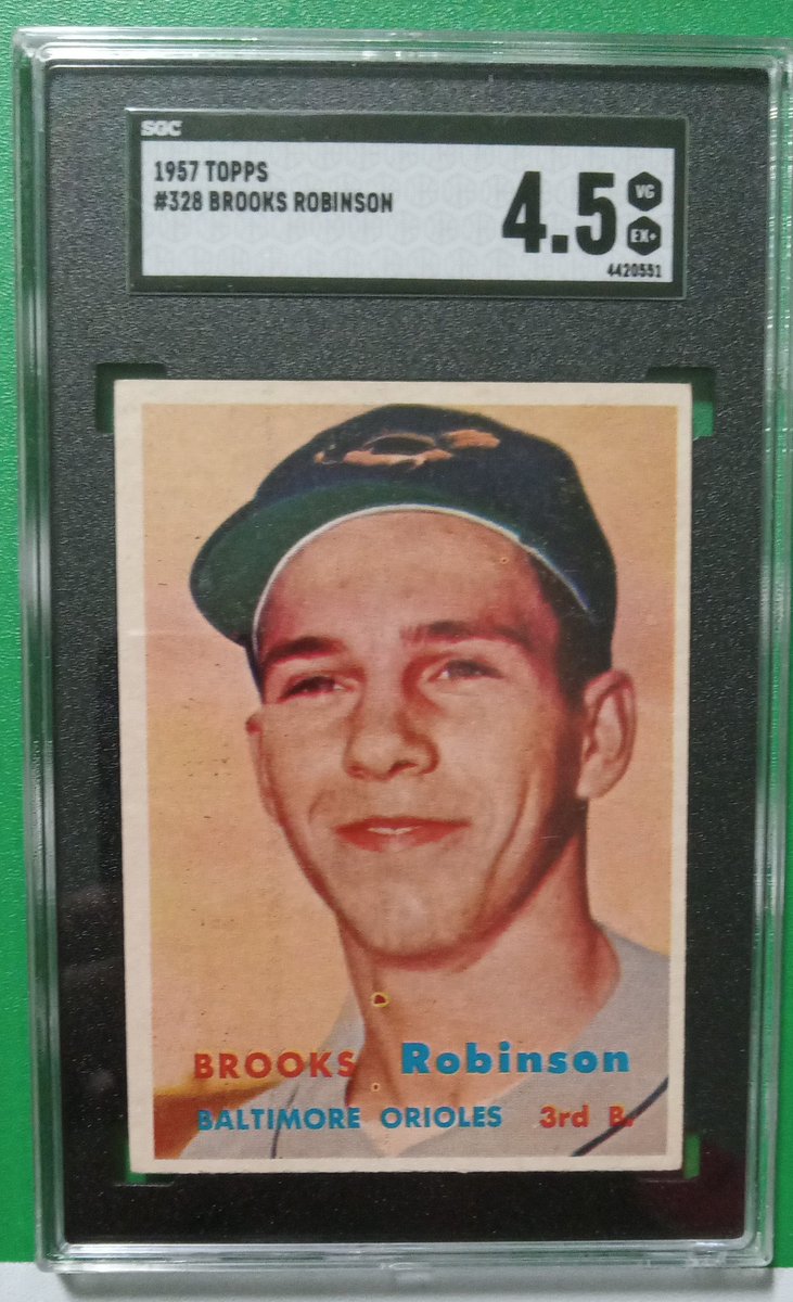 #1957Topps #BrooksRobinson RC