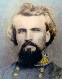 At a dinner party during the war, a gentleman asked General Forrest, Why is it that your hair has turned gray and yet your beard has remained dark.” To which Forrest replied, “Probably because I tend to work my brains more than my jaws.”